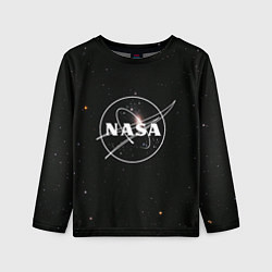 Лонгслив детский NASA l НАСА S, цвет: 3D-принт