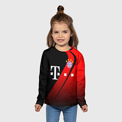 Лонгслив детский FC Bayern Munchen Форма, цвет: 3D-принт — фото 2
