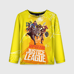 Лонгслив детский Justice League, цвет: 3D-принт