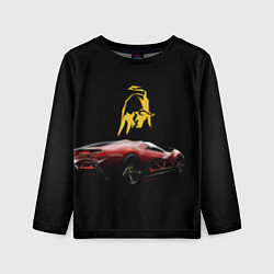 Лонгслив детский Lamborghini - motorsport, цвет: 3D-принт