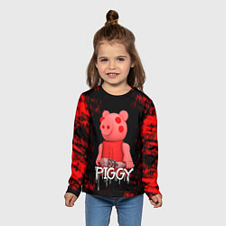 Лонгслив детский Roblox Piggy, цвет: 3D-принт — фото 2