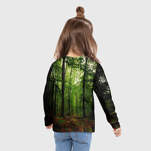 Детский лонгслив Лес / 3D-принт – фото 6