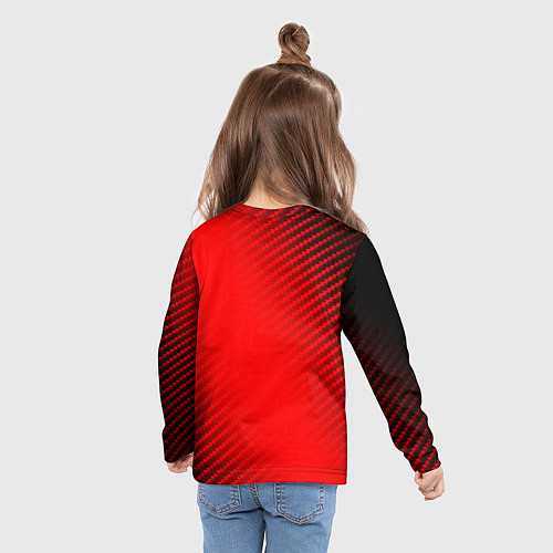 Детский лонгслив AUDI АУДИ / 3D-принт – фото 6