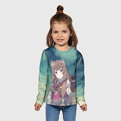 Лонгслив детский Рафталия, цвет: 3D-принт — фото 2