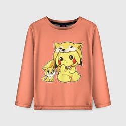 Детский лонгслив Pikachu Pika Pika