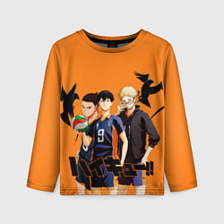 Лонгслив детский Haikyu Team, цвет: 3D-принт