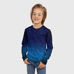 Лонгслив детский Звездное небо, цвет: 3D-принт — фото 2