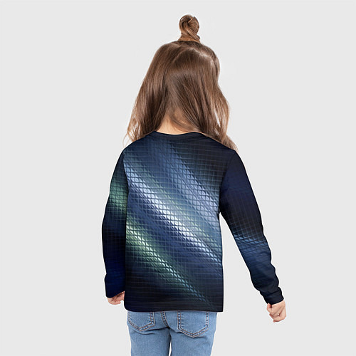 Детский лонгслив Текстура / 3D-принт – фото 6