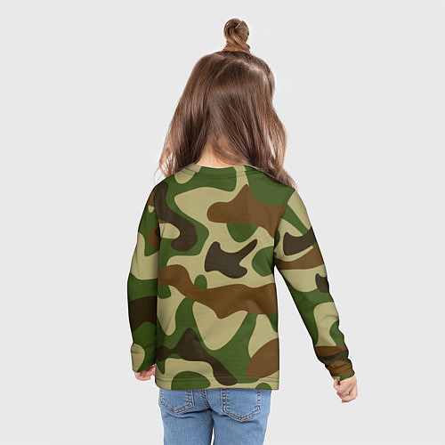 Детский лонгслив Hero be sus / 3D-принт – фото 6