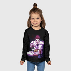 Лонгслив детский Хисока, цвет: 3D-принт — фото 2