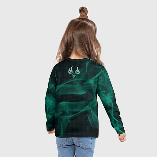 Детский лонгслив Genshin Impact - Venti / 3D-принт – фото 6
