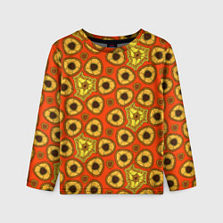 Лонгслив детский Древний африканский узор, цвет: 3D-принт