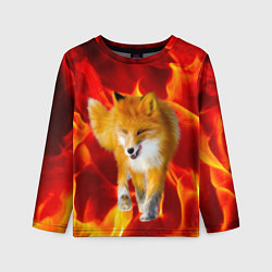 Детский лонгслив Fire Fox