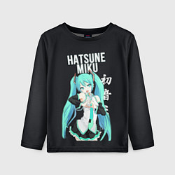 Лонгслив детский Hatsune Miku Хацунэ Мику, цвет: 3D-принт