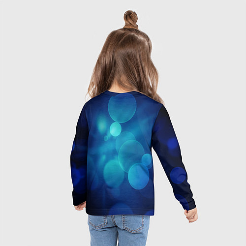 Детский лонгслив Сборная Италии / 3D-принт – фото 6