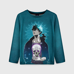 Детский лонгслив Jin-Woo and skull