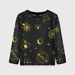 Лонгслив детский Эзотерика, цвет: 3D-принт
