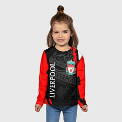 Лонгслив детский LIVERPOOL ЛИВЕРПУЛЬ СПОРТ, цвет: 3D-принт — фото 2