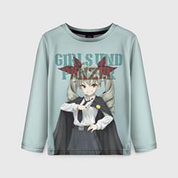 Лонгслив детский Girls und Panzer, цвет: 3D-принт