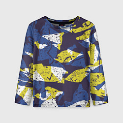 Лонгслив детский Пятна, цвет: 3D-принт