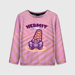 Лонгслив детский Hermit cone Отшельник, цвет: 3D-принт