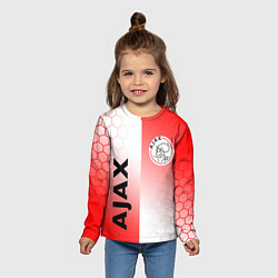 Лонгслив детский FC AJAX AMSTERDAM ФК АЯКС, цвет: 3D-принт — фото 2