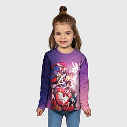 Лонгслив детский Gurren Lagann, цвет: 3D-принт — фото 2
