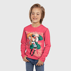 Лонгслив детский Футаба, цвет: 3D-принт — фото 2