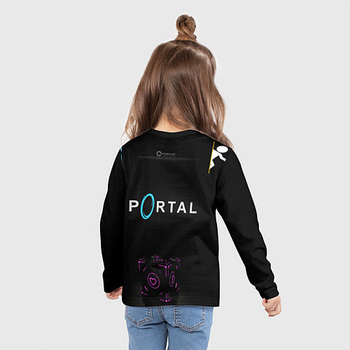 Детский лонгслив Portal 2,1 / 3D-принт – фото 6