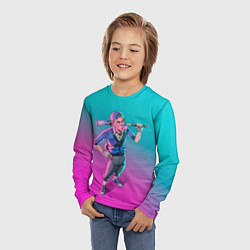 Лонгслив детский Будь как разведчик, цвет: 3D-принт — фото 2