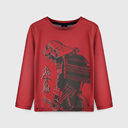 Лонгслив детский Самурай, цвет: 3D-принт
