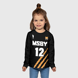 Лонгслив детский 12 MSBY BLACK JACKALS, цвет: 3D-принт — фото 2