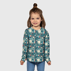 Лонгслив детский PARIS, цвет: 3D-принт — фото 2