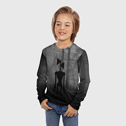 Лонгслив детский Сиреноголовый Siren Head Игра, цвет: 3D-принт — фото 2