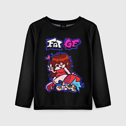 Лонгслив детский Boyfriend and Girlfriend - FNF, цвет: 3D-принт