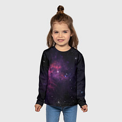 Лонгслив детский Вселенная, цвет: 3D-принт — фото 2