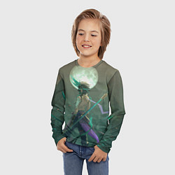 Лонгслив детский XIAO СЯО ПОЛНОЛУНИЕ, цвет: 3D-принт — фото 2