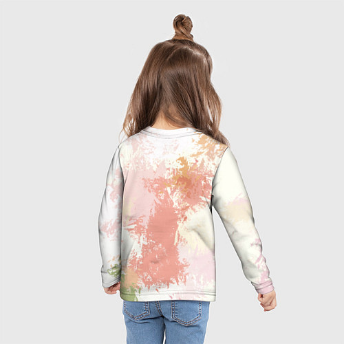 Детский лонгслив Корзинка фруктов персонажи / 3D-принт – фото 6