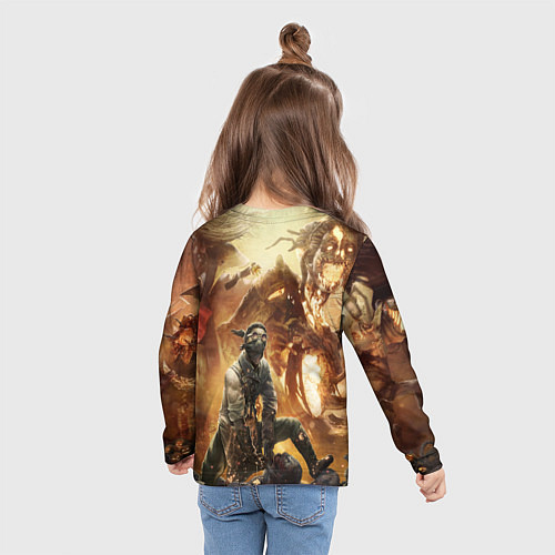 Детский лонгслив Dead by Daylight убийцы / 3D-принт – фото 6