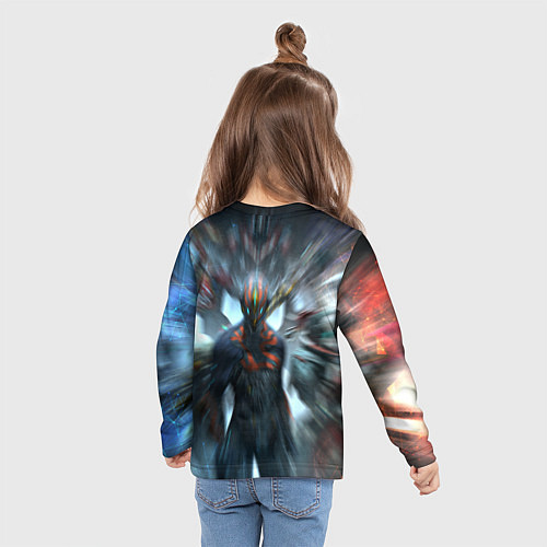 Детский лонгслив WARFRAME ВАРФРЕЙМ Z / 3D-принт – фото 6