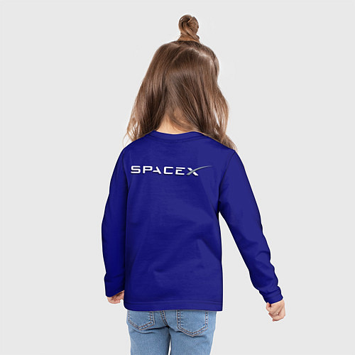 Детский лонгслив Space X / 3D-принт – фото 6