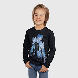 Лонгслив детский Solo leveling силуэт, цвет: 3D-принт — фото 2