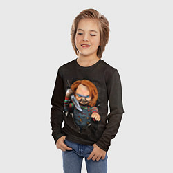 Лонгслив детский КУКЛА ЧАКИ, цвет: 3D-принт — фото 2