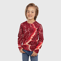 Лонгслив детский Мясо на Хэллоуин, цвет: 3D-принт — фото 2
