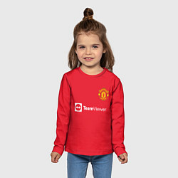 Лонгслив детский Бруну Фернандеш форма Манчестер Юнайтед 20212022, цвет: 3D-принт — фото 2