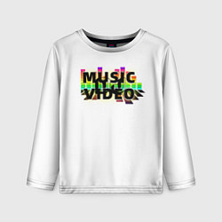 Детский лонгслив Merch - DJ MUSICVIDEO