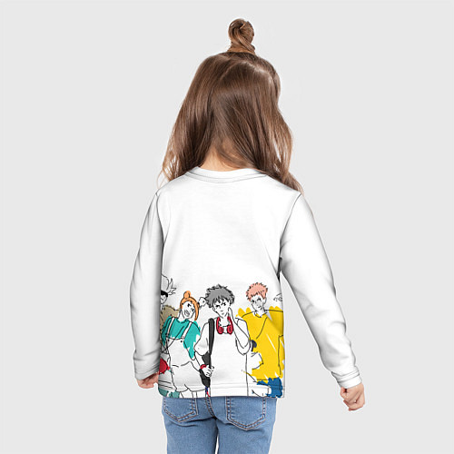 Детский лонгслив Итадори Юдзи - Jujutsu Kaisen / 3D-принт – фото 6