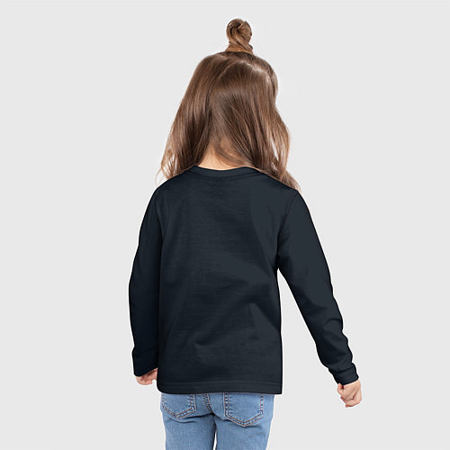 Детский лонгслив SQUID GAME ИГРА В КАЛЬМАРА ЧЕЛОВЕК В МАСКЕ КРУГ / 3D-принт – фото 6