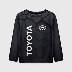 Детский лонгслив Toyota 3D плиты