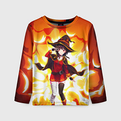 Лонгслив детский MeguminKonoSuba, цвет: 3D-принт